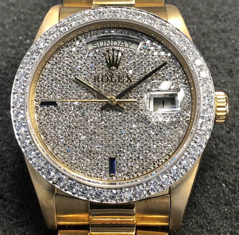 diamond pave rolex